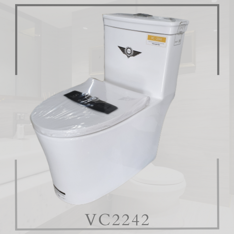 BỒN CẦU 1 KHỐI CAO CẤP VEURRO VC2242