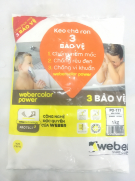 Keo chà ron chống nấm mốc weber.color power